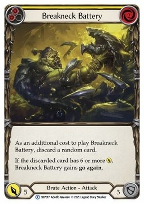 Flesh And Blood 1HP Breakneck Battery (Yellow)