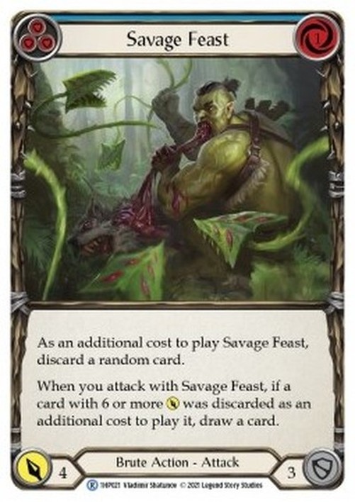 Flesh And Blood 1HP Savage Feast (Blue)