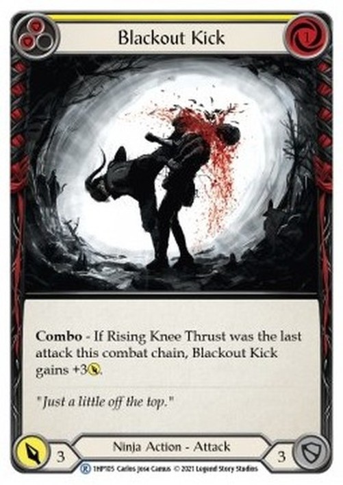 Flesh And Blood 1HP Blackout Kick (Yellow)