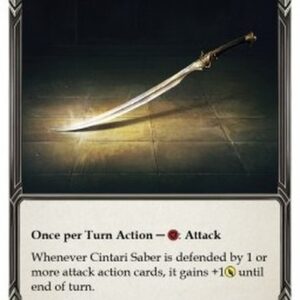 Flesh And Blood 1HP Cintari Saber