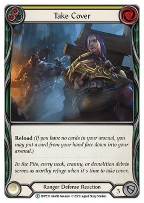 Flesh And Blood 1HP Take Cover (Yellow)