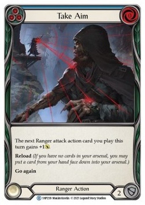 Flesh And Blood 1HP Take Aim (Blue)