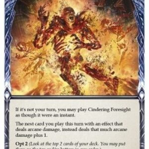 Flesh And Blood 1HP Cindering Foresight (Yellow)