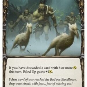 Flesh And Blood 1HP Riled Up (Blue)