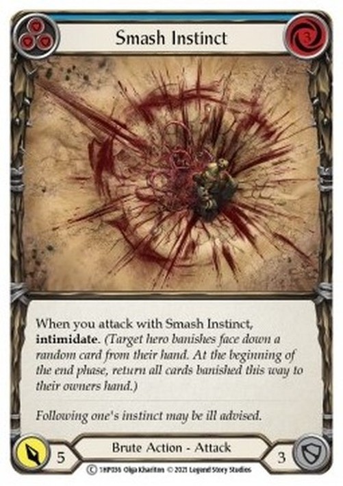 Flesh And Blood 1HP Smash Instinct (Blue)