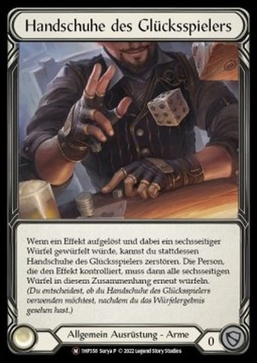 Flesh And Blood 1HP-BL Gambler's Gloves French