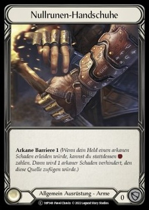 Flesh And Blood 1HV Nullrune Gloves German