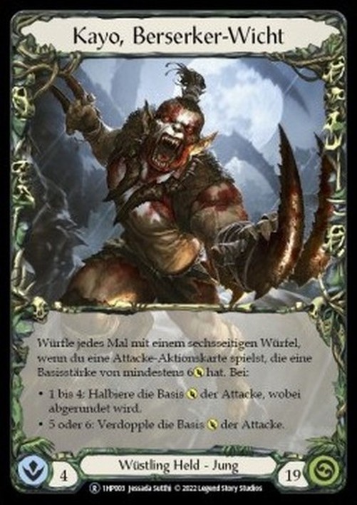 Flesh And Blood 1HP-BL Kayo, Berserker Runt French