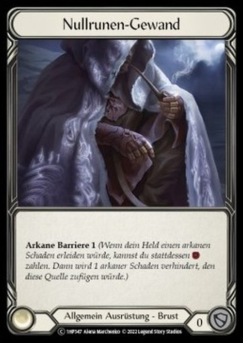 Flesh And Blood 1HT Nullrune Robe Spanish