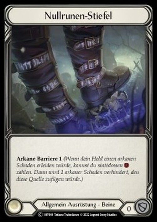 Flesh And Blood 1HR Nullrune Boots German