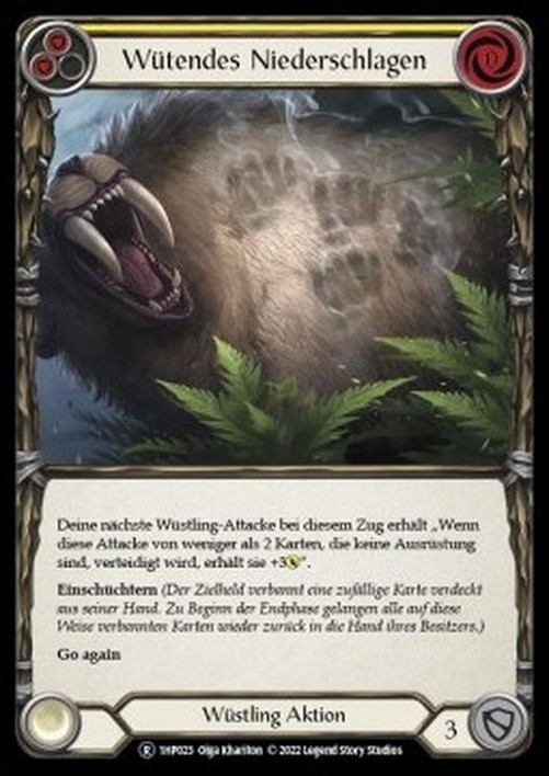 Flesh And Blood 1HP-BL Barraging Beatdown (Yellow) French