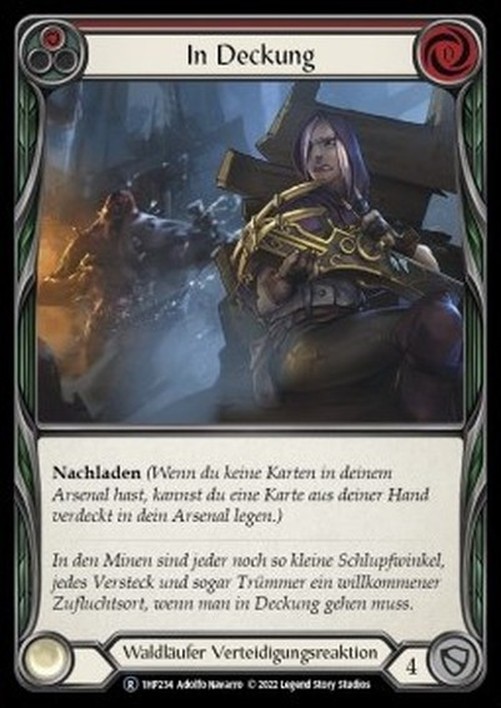 Flesh And Blood 1HP-BL Take Cover (Red) German