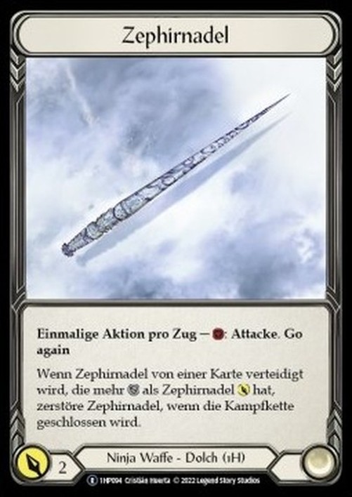 Flesh And Blood 1HP-BL Zephyr Needle French