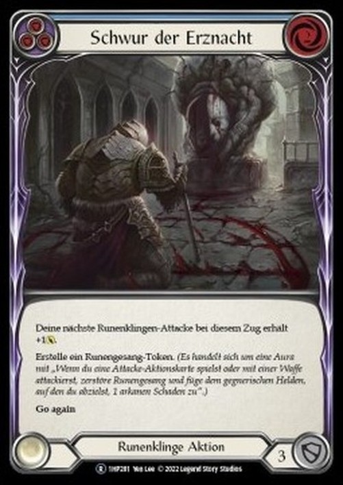 Flesh And Blood 1HP-BL Oath of the Arknight (Blue) German