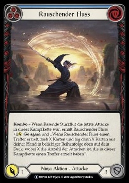 Flesh And Blood 1HP-BL Rushing River (Blue) French