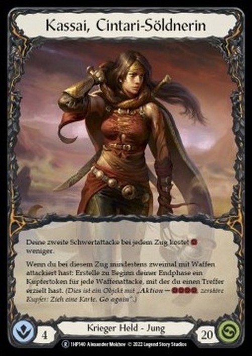 Flesh And Blood 1HP-BL Kassai, Cintari Sellsword French