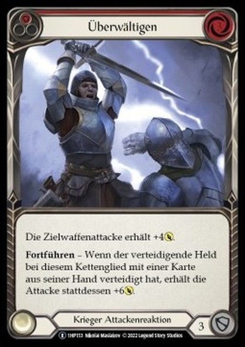 Flesh And Blood 1HP-BL Overpower (Red) German