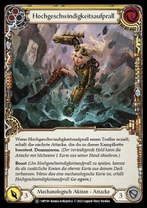 Flesh And Blood 1HP-BL High Speed Impact (Yellow) French