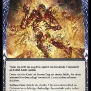 Flesh And Blood 1HP-BL Cindering Foresight (Yellow) French