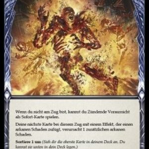 Flesh And Blood 1HP-BL Cindering Foresight (Blue) French