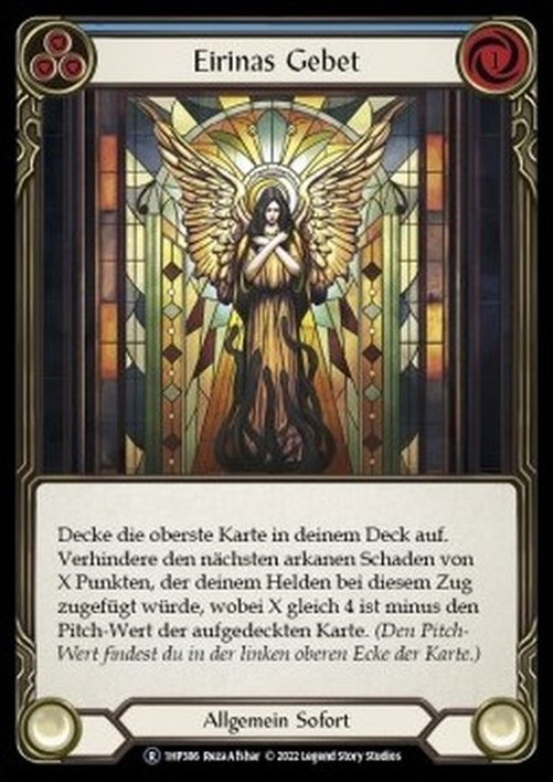 Flesh And Blood 1HP-BL Eirina's Prayer (Blue) Spanish