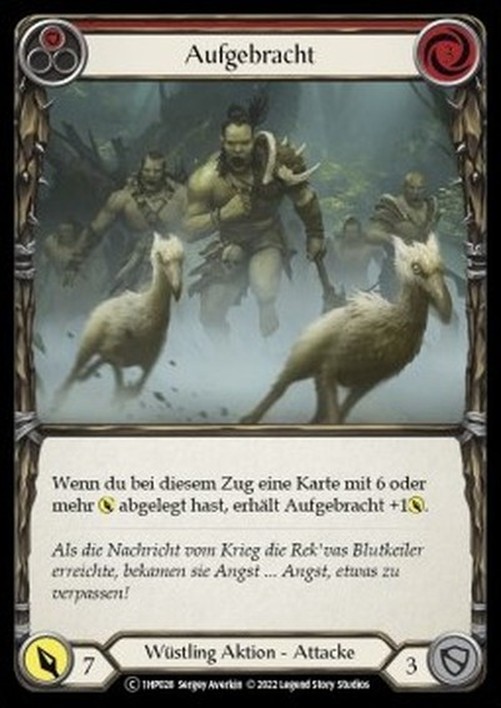 Flesh And Blood 1HR Riled Up (Red) Spanish