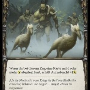 Flesh And Blood 1HP-BL Riled Up (Yelllow) French