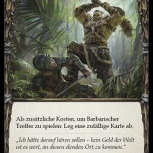 Flesh And Blood 1HP-BL Savage Swing (Blue) Spanish