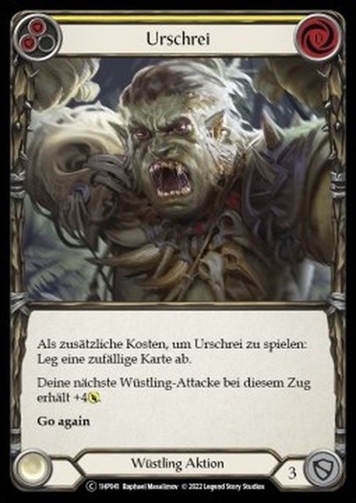 Flesh And Blood 1HP-BL Primeval Bellow (Yellow) Spanish