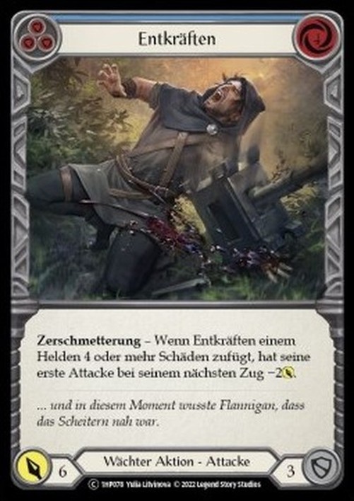 Flesh And Blood 1HB Debilitate (Blue) Spanish