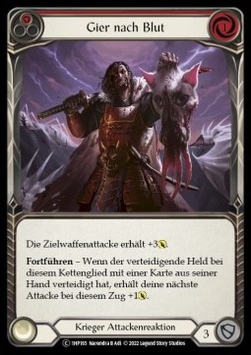 Flesh And Blood 1HT Out for Blood (Red) German