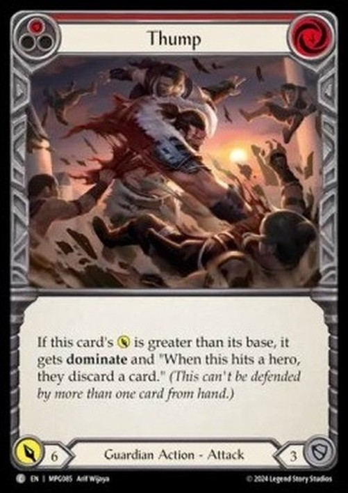 Flesh And Blood 1HB Thump (Red)