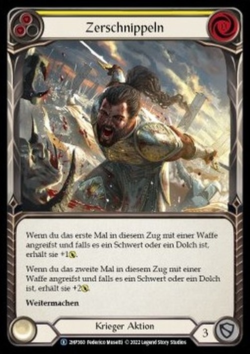 Flesh And Blood 2HP-BL Slice and Dice (Yellow) French