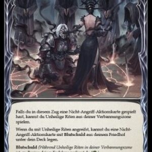Flesh And Blood 2HP-BL Unhallowed Rites (Red) German