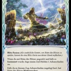 Flesh And Blood 2HP-BL Rites of Lightning (Blue) German