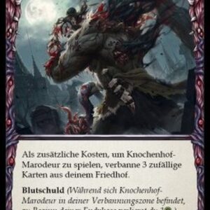 Flesh And Blood 2HP-BL Boneyard Marauder (Red) Spanish