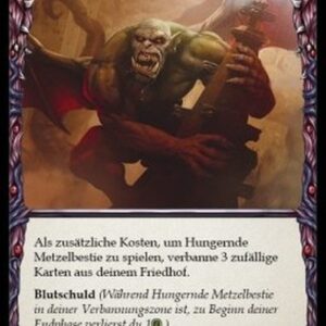 Flesh And Blood 2HP-BL Hungering Slaughterbeast (Red) Spanish