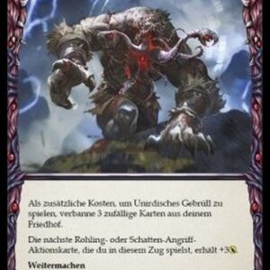 Flesh And Blood 2HP-BL Unworldly Bellow (Yellow) Spanish