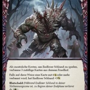 Flesh And Blood 2HP-BL Endless Maw (Red) French