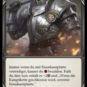 Flesh And Blood 2HP-BL Ironhide Plate French