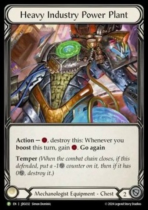 Flesh And Blood JDG Heavy Industry Power Plant