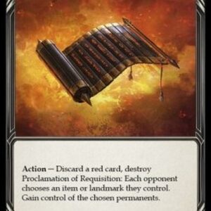 Flesh And Blood JDG Proclamation of Requisition