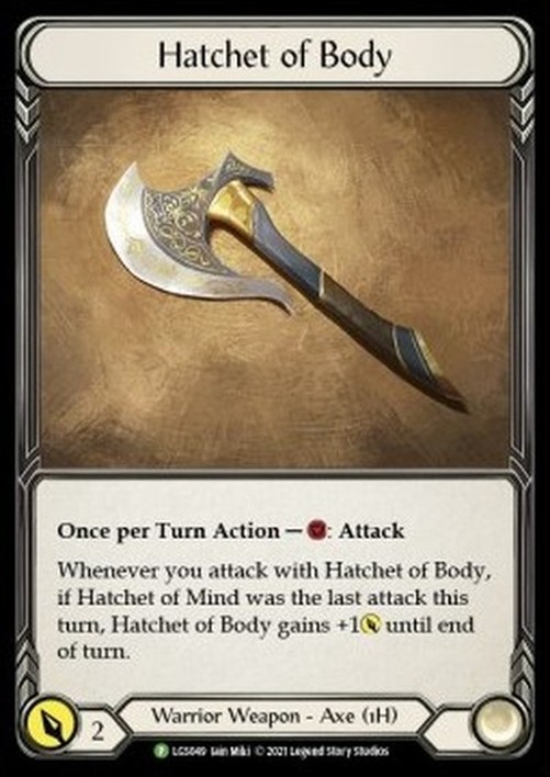 Flesh And Blood LGS Hatchet of Body
