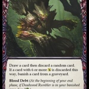 Flesh And Blood MON-F Deadwood Rumbler (Yellow)