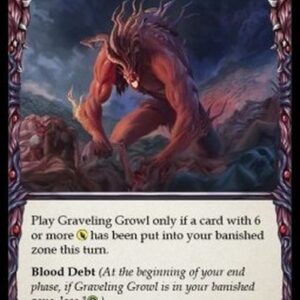 Flesh And Blood MON-U Graveling Growl (Blue)