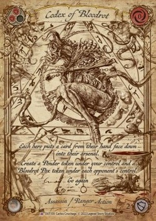 Flesh And Blood OUT Codex of Bloodrot