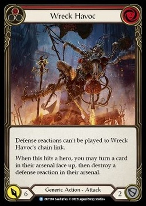 Flesh And Blood OUT Wreck Havoc (Red)