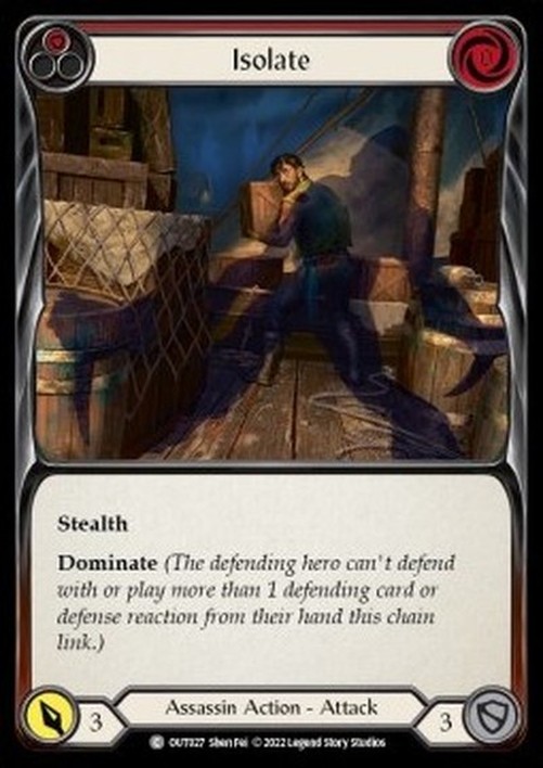 Flesh And Blood OUT Isolate (Red)