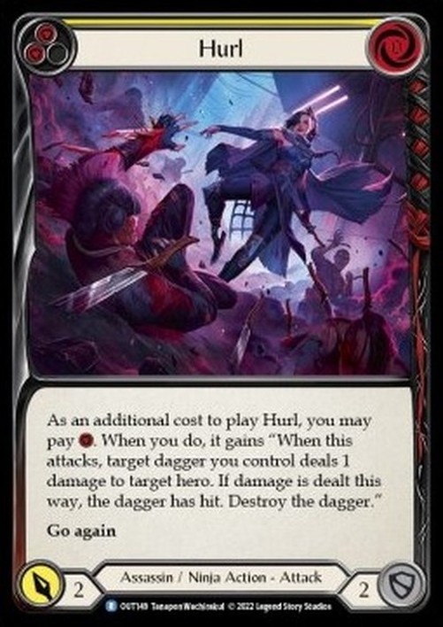 Flesh And Blood OUT Hurl (Yellow)