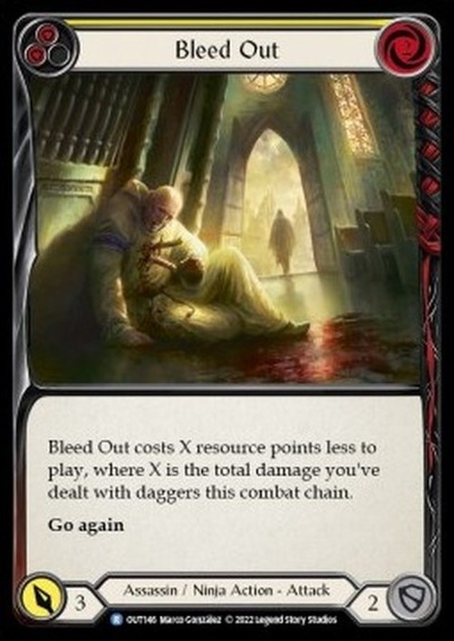 Flesh And Blood OUT Bleed Out (Yellow)